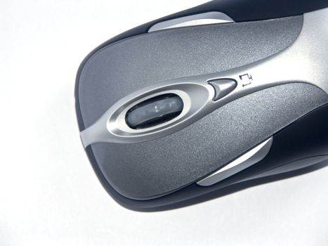 The image of the computer mouse on a homogeneous background