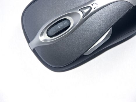 The image of the computer mouse on a homogeneous background