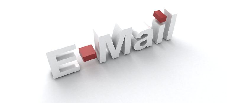 Isolated E-Mail  3D