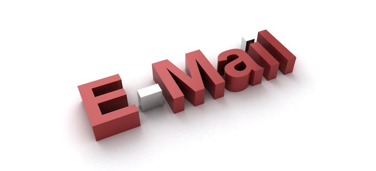 Isolated E-Mail  3D