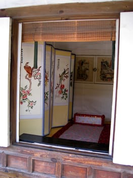 a room in old building at seoul, Korea