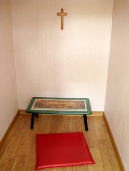 a small room for christian praying