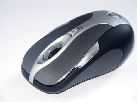 The image of the computer mouse on a homogeneous background