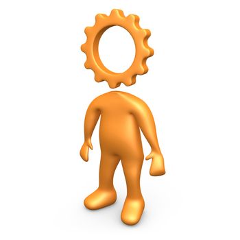 Computer generated image - Cog Person .