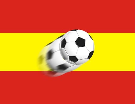 soccer ball background with copyspace