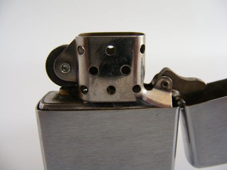 metallic cigarette lighter