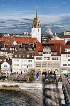 Detail of Friedrichshafen, a small town in Southern Germany
