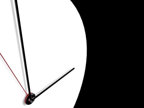 3d render of clock