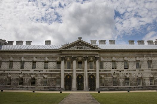 A big white building in london