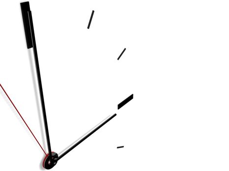 3d render of clock