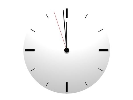 3d render of clock