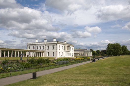 A big white building in london