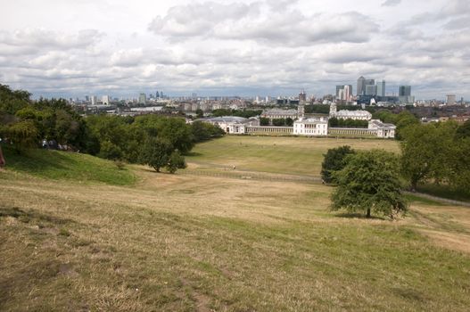 A view of the London skyline at Greenwitch