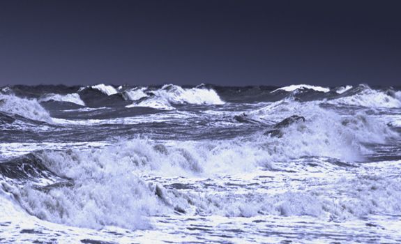 stormy ocean Amelia Island Fernandina Beach Florida