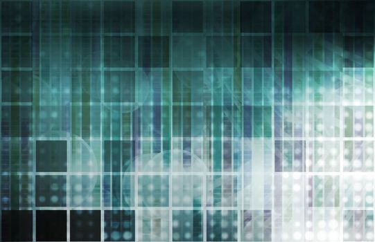 Internet World Wide Web Abstract Tech Background