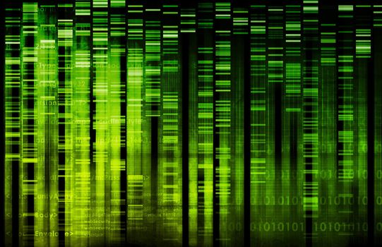 Digital Abstract Data Media As a Art
