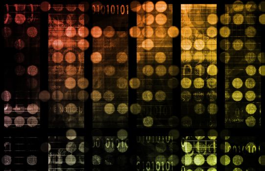 Business Abstract Technology as a Background Art