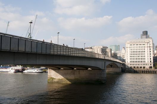 A bridge over the river Thames in London