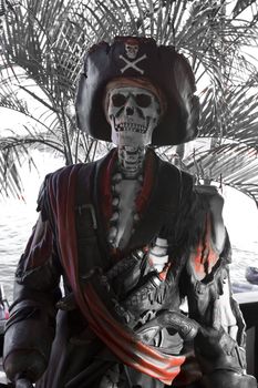 Ex pirate in caribbean island