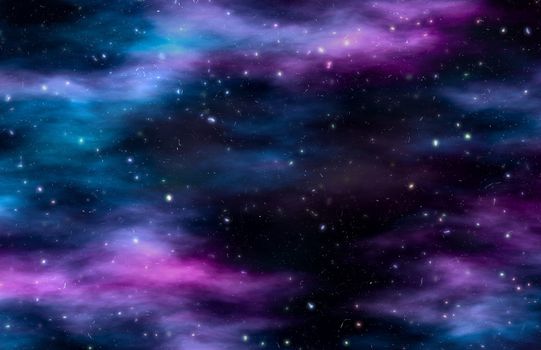 Star Field Galaxy as a Outer Space Background