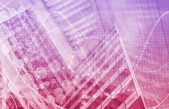 Internet World Wide Web Abstract Tech Background