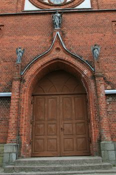 Early 19th century gothic style church door