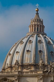 Pietro cupola in Rome. Italy.