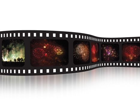 Film strip - Fireworks