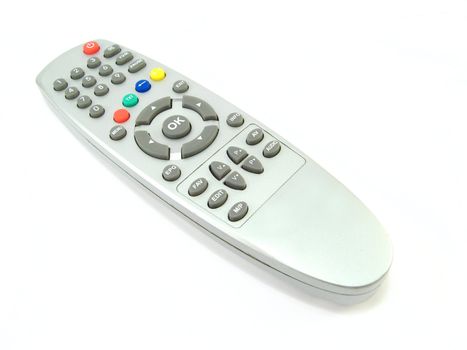 a remote control over a white background