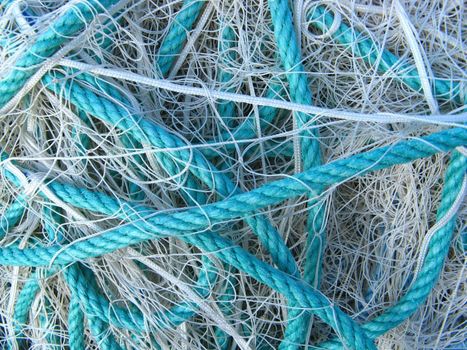 image of a bunch of fishing nets