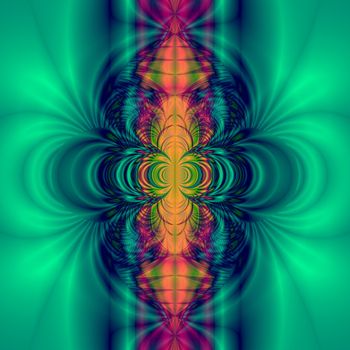 abstract and colored background generated by fractals