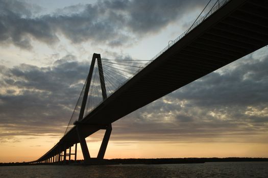 Cooper River Bridge in Charleston.