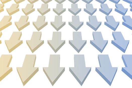 Arrows Pointing Downward as a Abstract Background