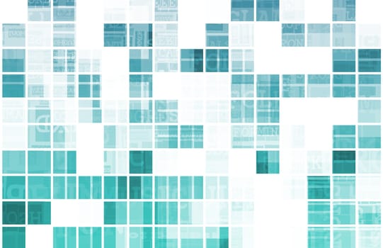 A Clean Medical Science Engineering Art Abstract