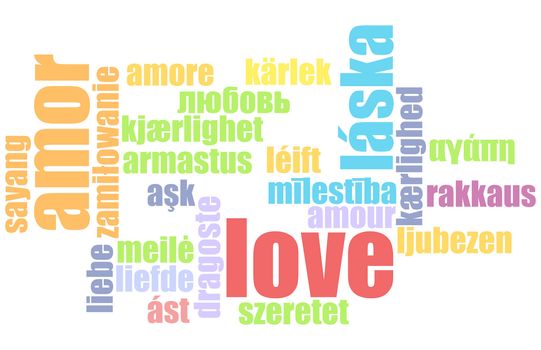 Love in Many Languages Text Abstract Background
