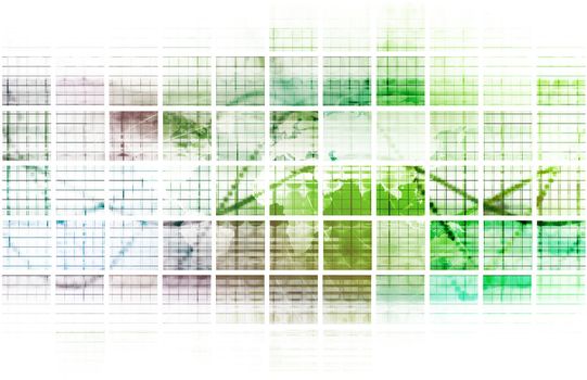 A Technology Industry Network As a Wallpaper