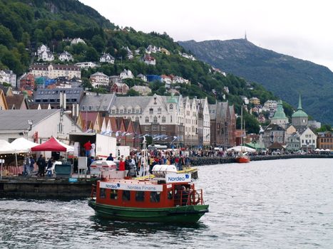 boat in Bergen Norway