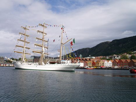 tall ships race in Bergen Norway