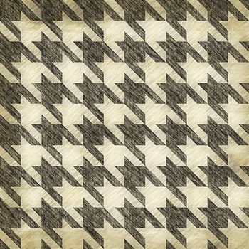 A sketched or worn looking hounds tooth pattern that tiles seamlessly in any direction.