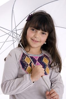 girl with umbrella