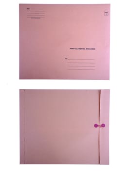 Blank front and back of envelope