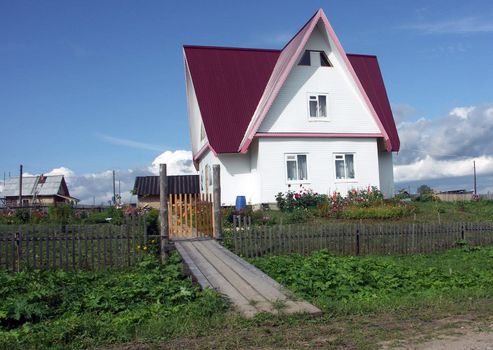cottage in russian village