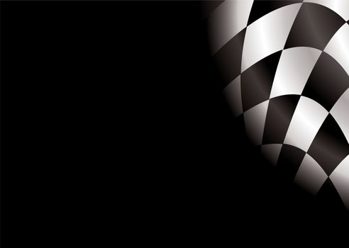 checkered flag style background with room to add your own copy