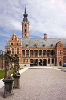 Royal Carillon School in Mechelen, Belgium. Building name is "Hof van Busleyden" or "Busleyden Court"