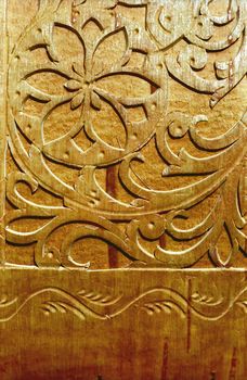 Piece of birchbark with pattern close-up