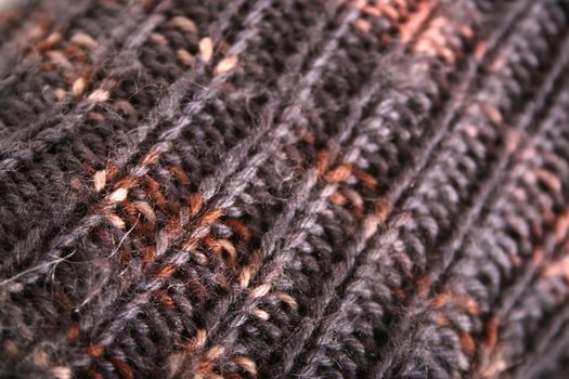 Closeup of some woolen material.