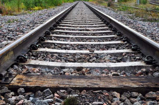 Railway in north sweden.