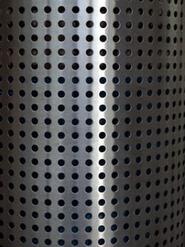 Stainless steel grid mesh useful as a background
