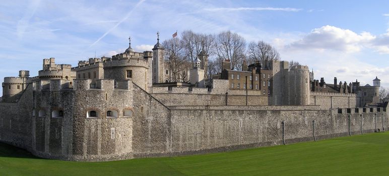 Tower of London panorama, Tower Hill, London