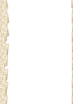 The Jewish Matzo Flatbread for Passover Seder pattern with white background